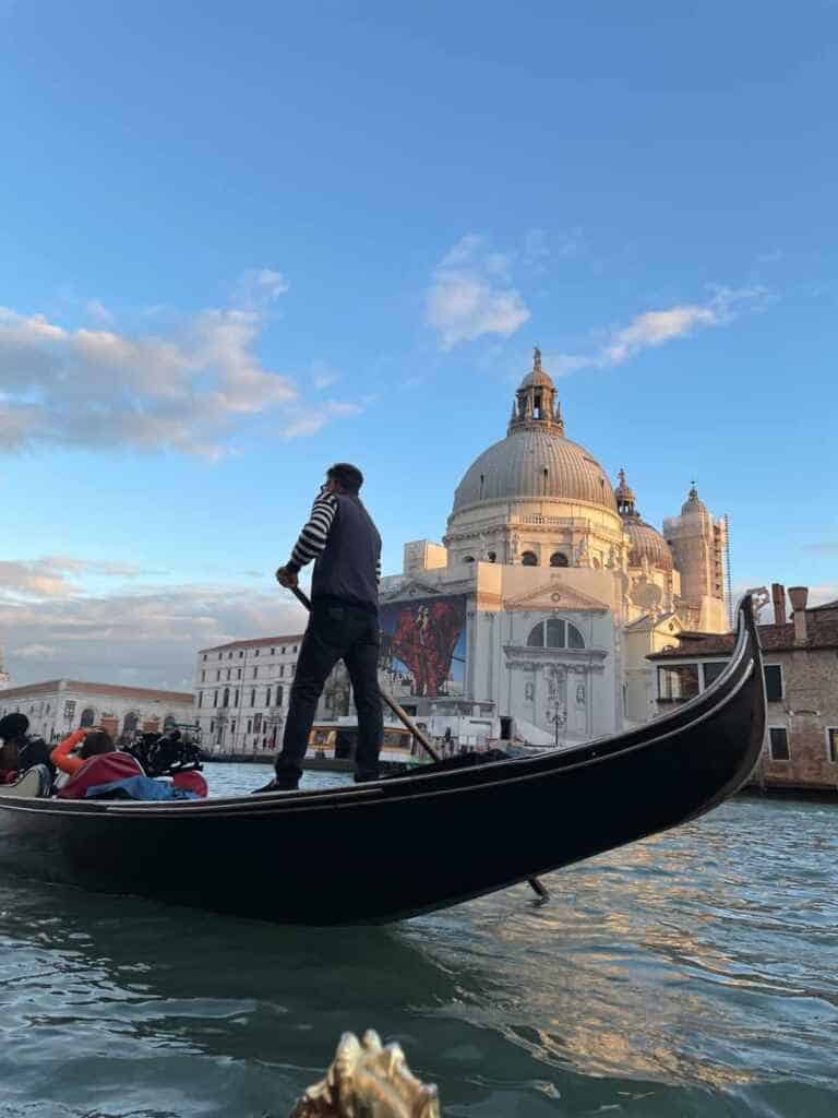Gondola Ride on the Grand Canal in Venice, Italy