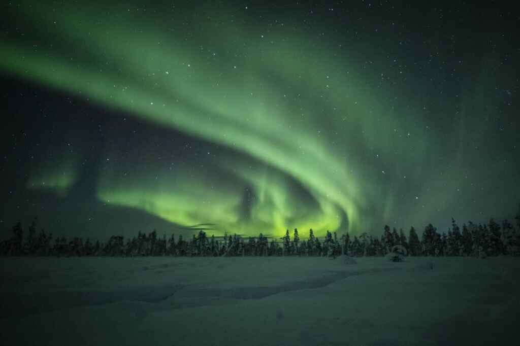 Northern Lights in Levi Finland