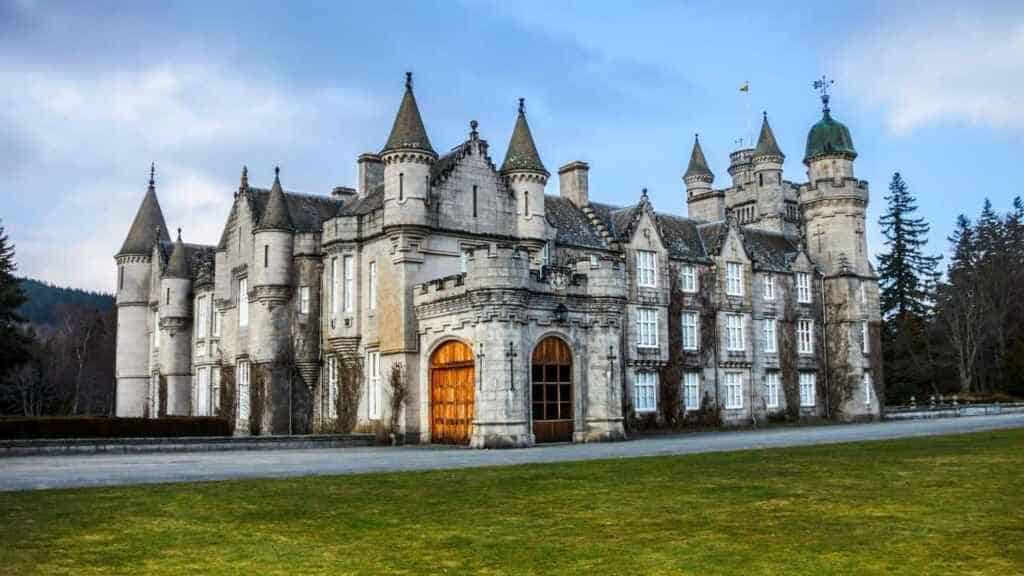 Detail of Balmoral Castle. Aberdeenshire, Scotland, UK
