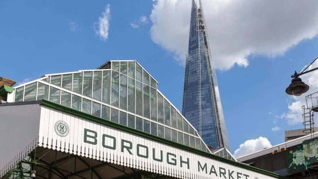 One of the entrances to Borough Market