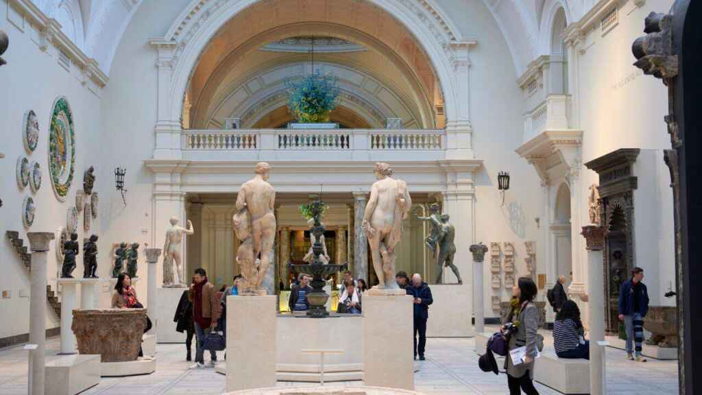 LONDON, UK - DECEMBER 20: Victoria and Albert museum's Medieval and Renaissance room. December 20, 2014 in London. — Photo by icenando