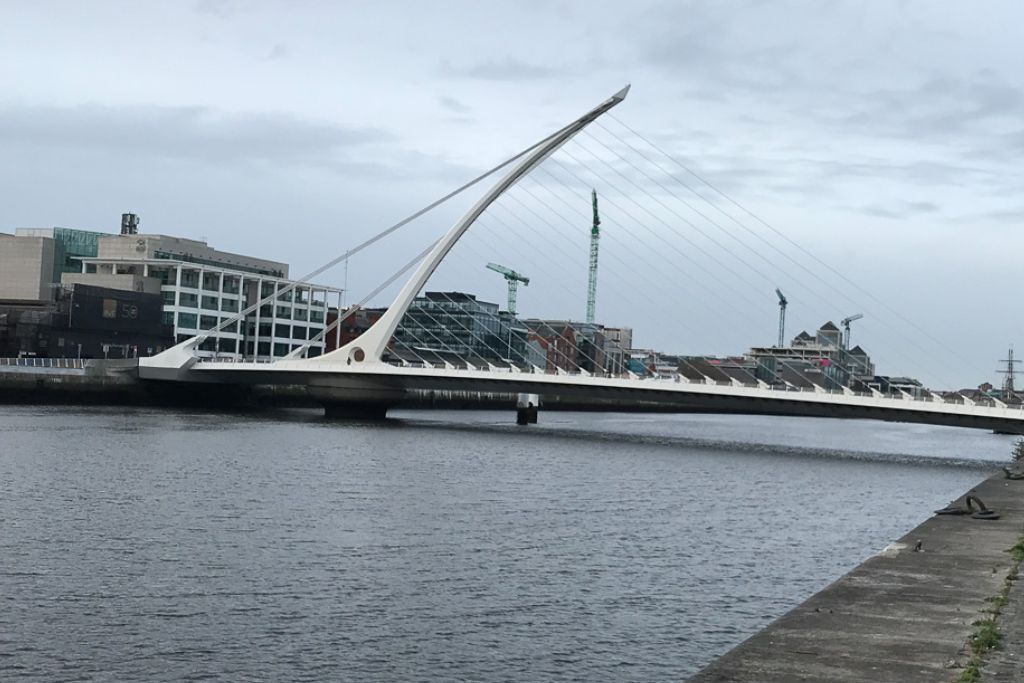 Harp Bridge Dublin Ireland