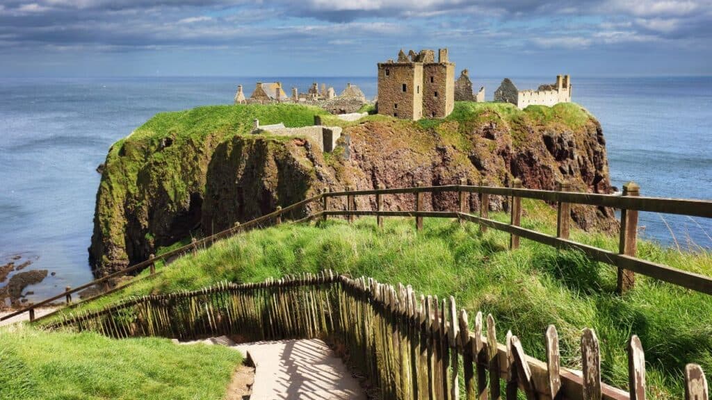 Dunnottar Castle in Scotland