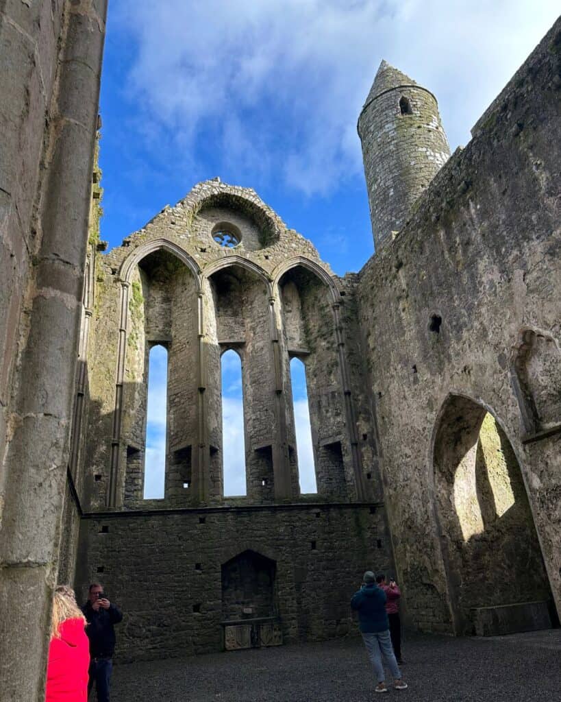 The ruins of the Rock of Cashel, Ireland