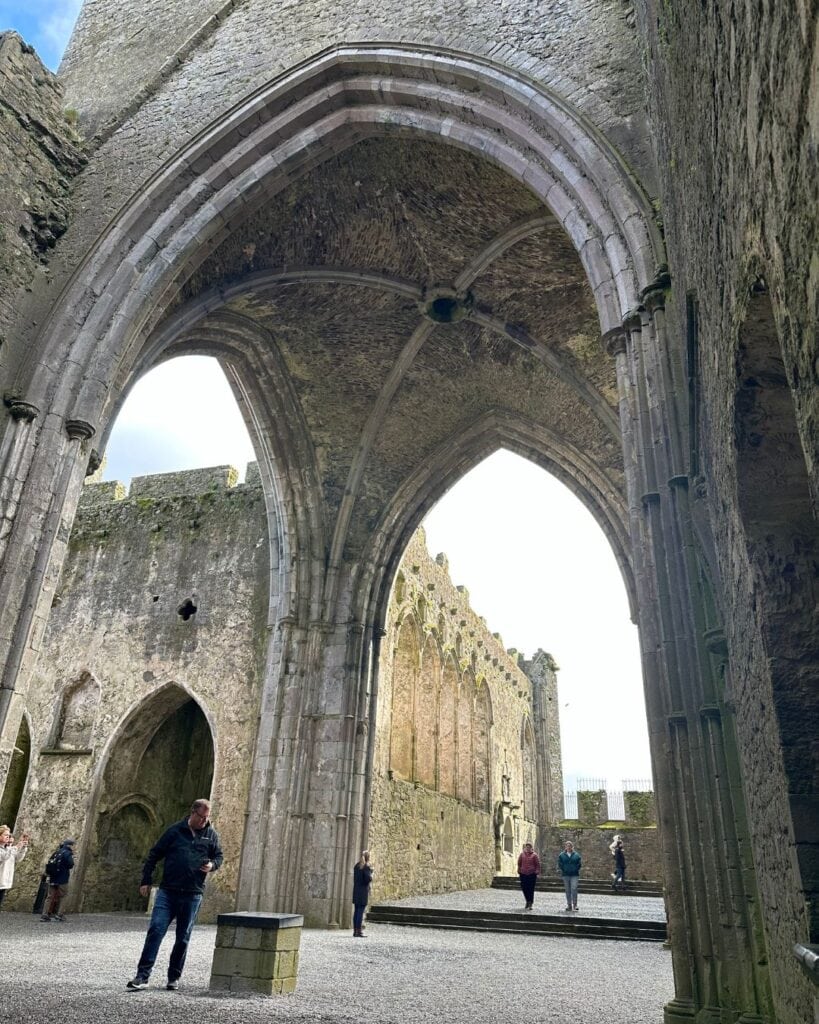 One of the remaining ceilings inside the Rock of Cashel, Ireland