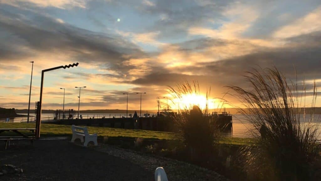 Sunrise over the River Shannon Ireland