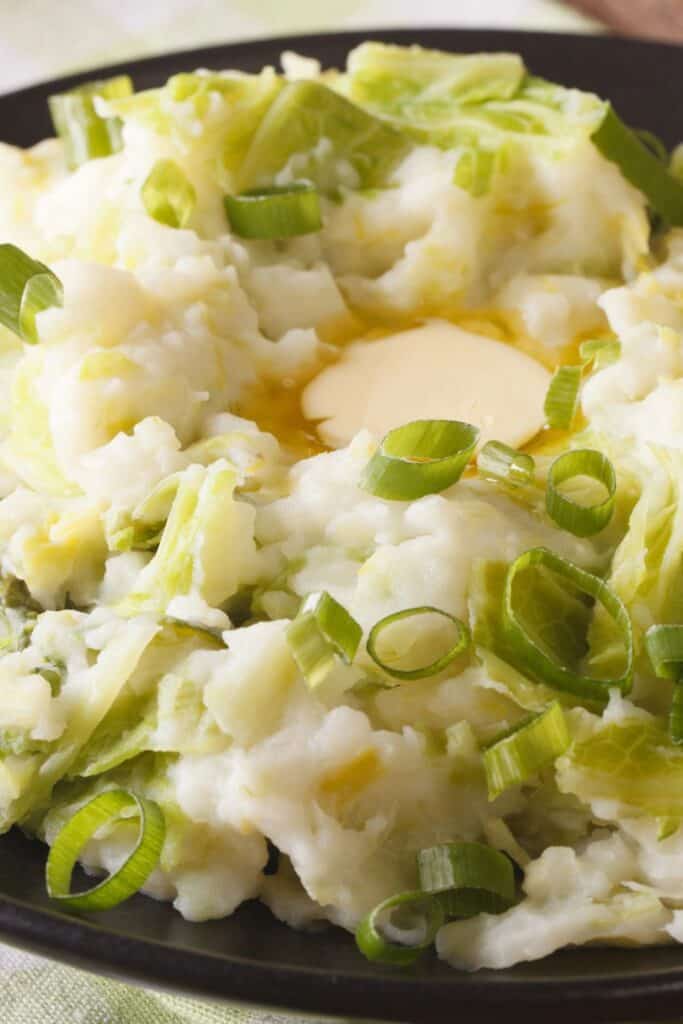 Bubble and Squeak - Mashed Potatoes and Cabbage