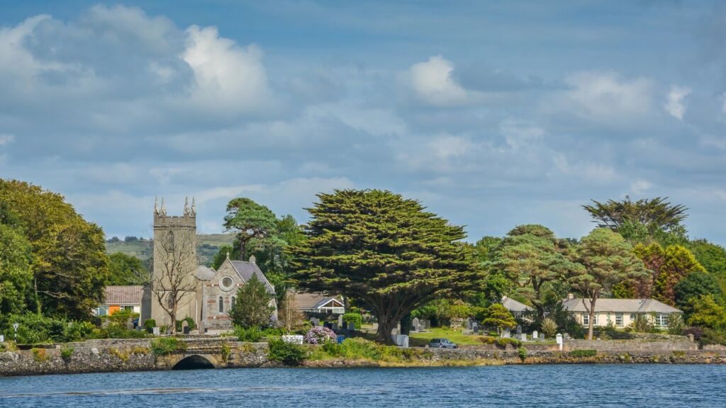 Stunning irish landscape along the Durrus river, Bantry, County Cork