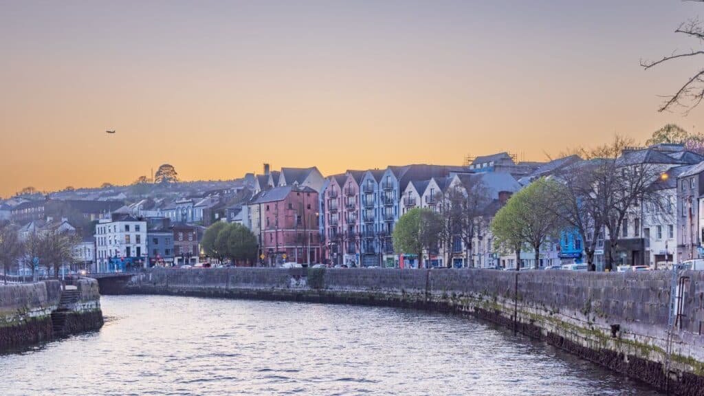 Skyline of Cork Ireland
