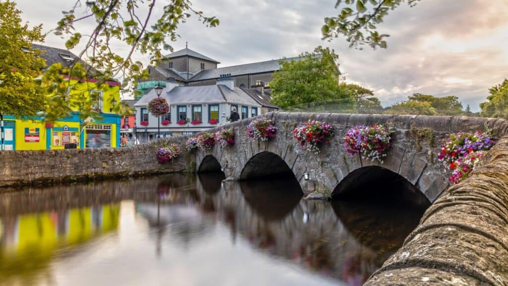 Westport Bridge over the Carrowbeg River in Ireland