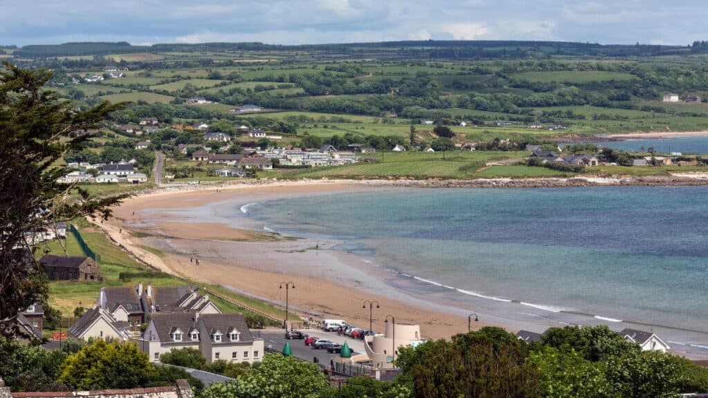 The village of Ardmore in County Waterford in the Republic of Ireland.