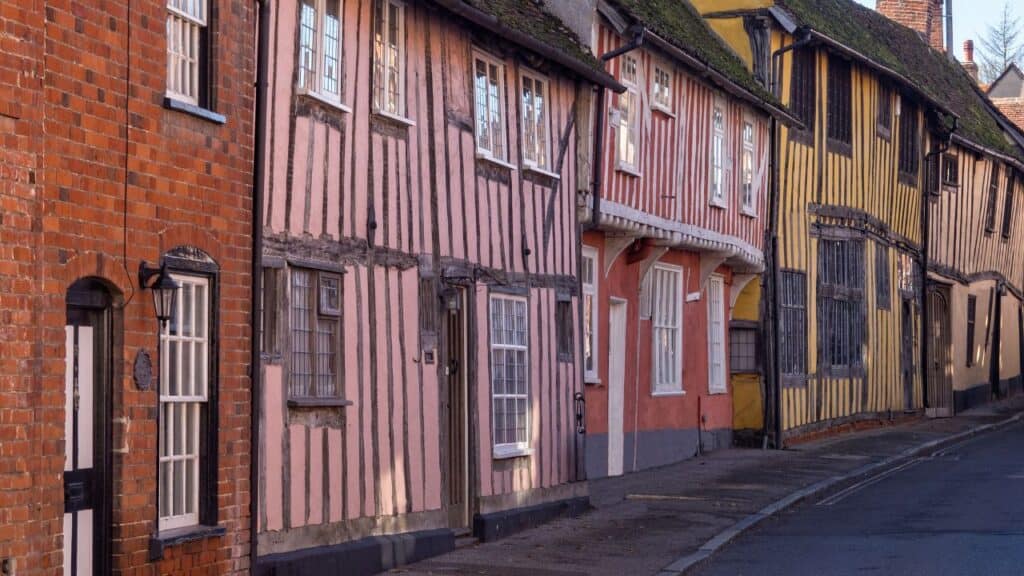 Medieval Street - Lavenham, England
