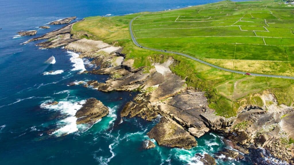 Spectacular Aerial View of Mullaghmore Ireland