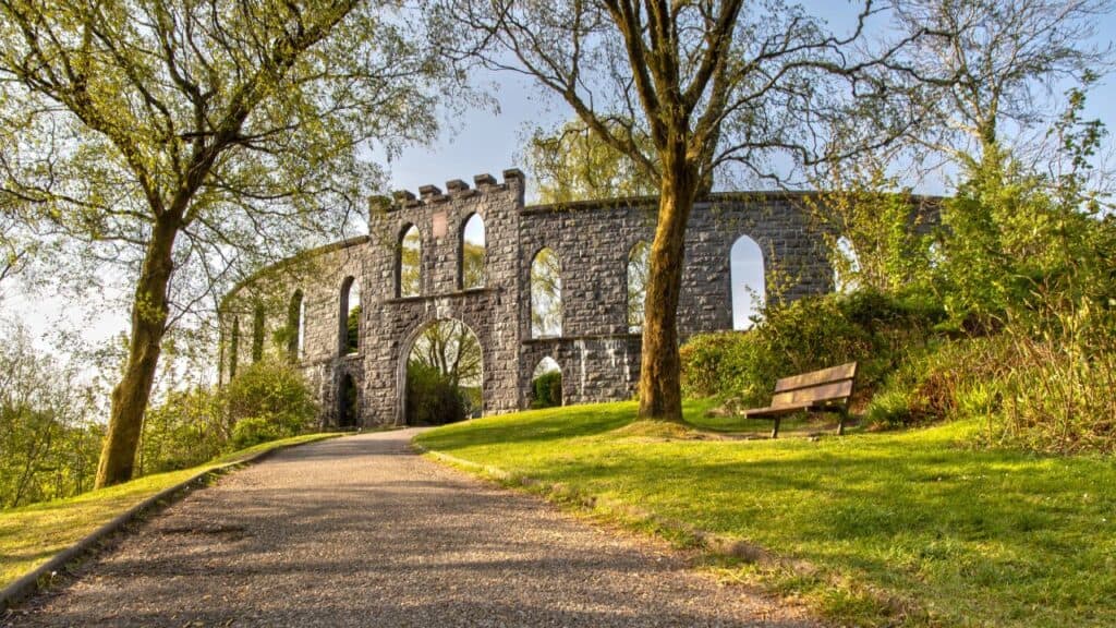 The McCaig's Tower in Oban in Scotland