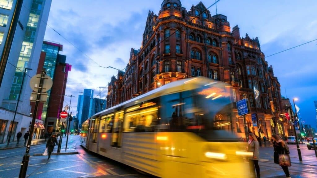 Manchester City Centre Tram, England