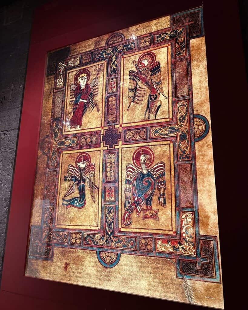 Pictures from the Book of Kells, Dublin, Ireland