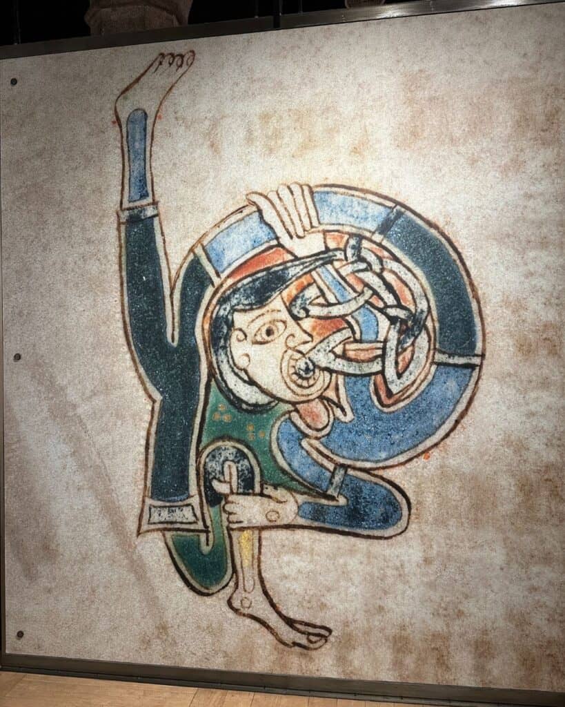 Illustration from the Book of Kells, Trinity College, Dublin, Ireland