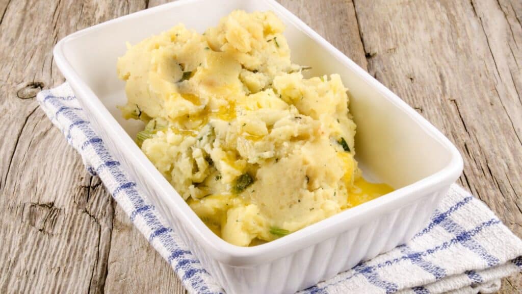 A Irish root vegetable dish named Champ.