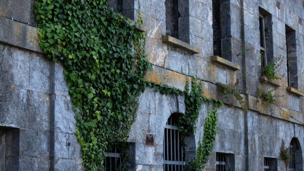Old abandoned prison. Spike island in Ireland