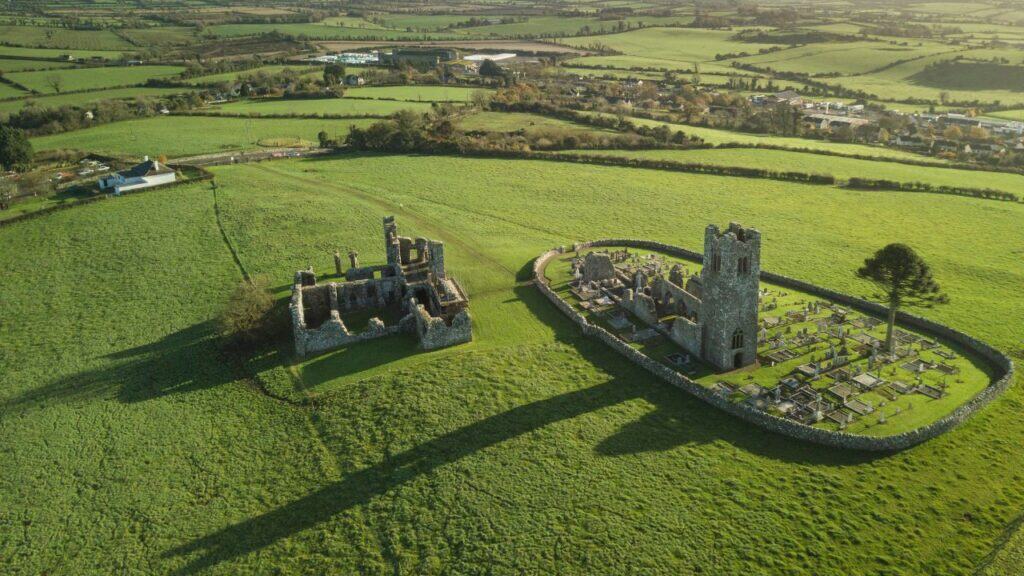 Hill of Slane aerial view