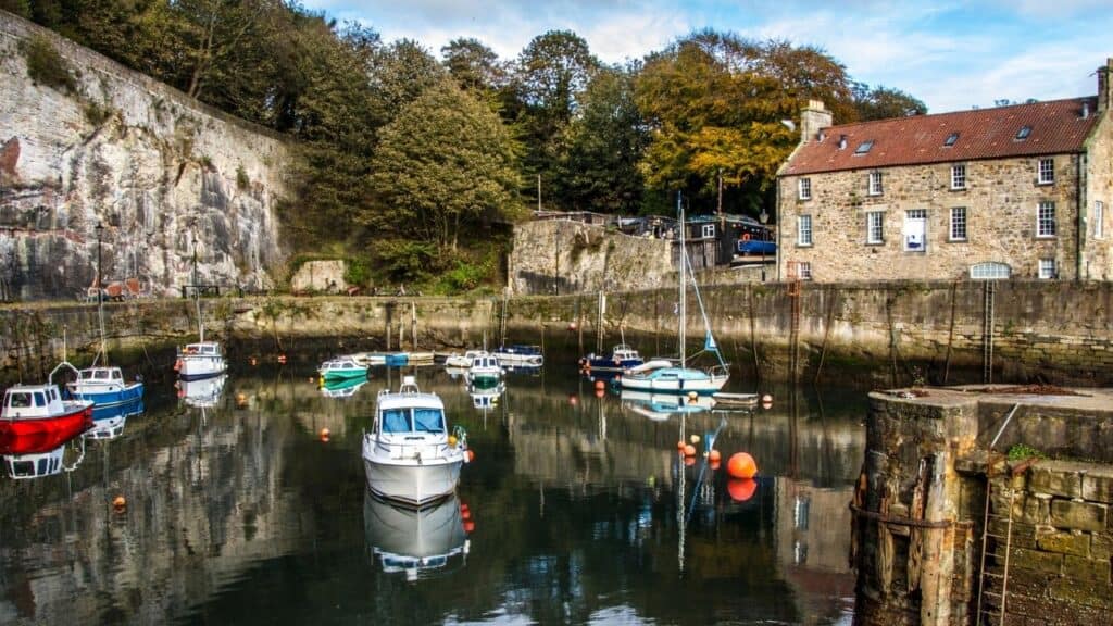 Sleepy Harbour Of Dysart, Scotland
