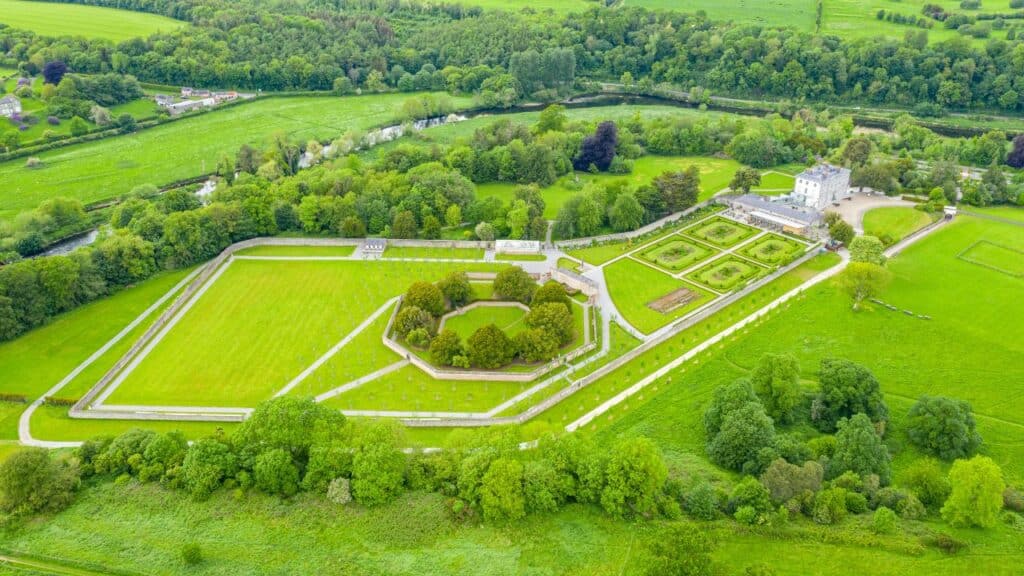 The Battle Of The Boyne field in County Louth, Slane Castle, Ireland