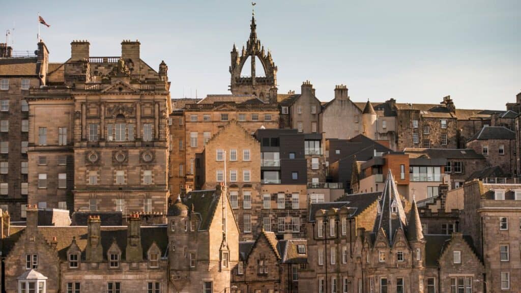 Edinburgh Scotland skyline