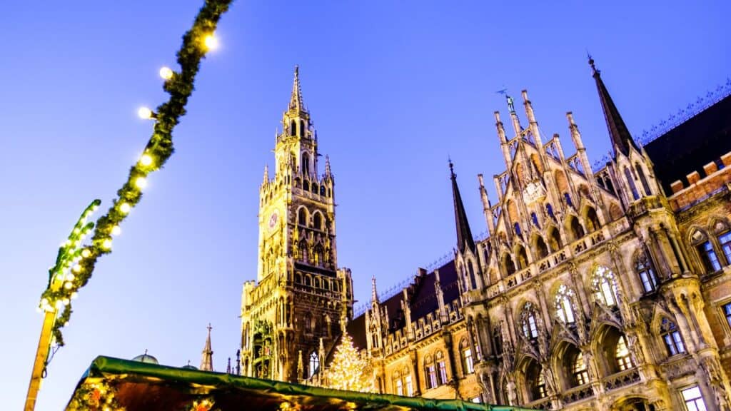christmas market in munich - germany