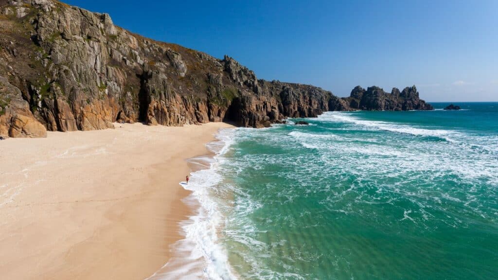 Pedn Vounder Beach Cornwall, England
