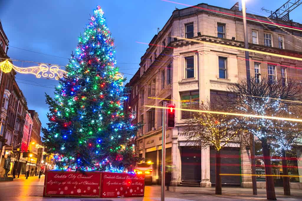 Dublin, Ireland at Christmas